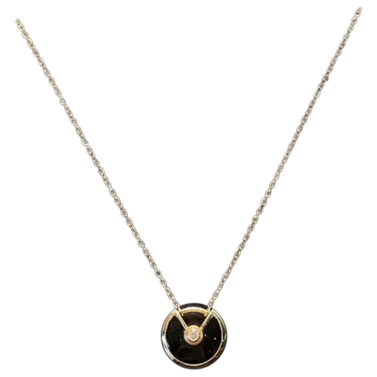 Amulette silver necklace