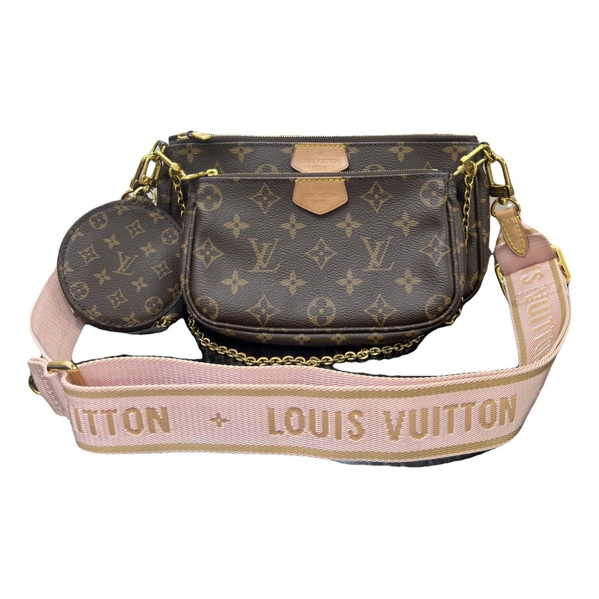 Multi Pochette Accessoires vinyl handbag