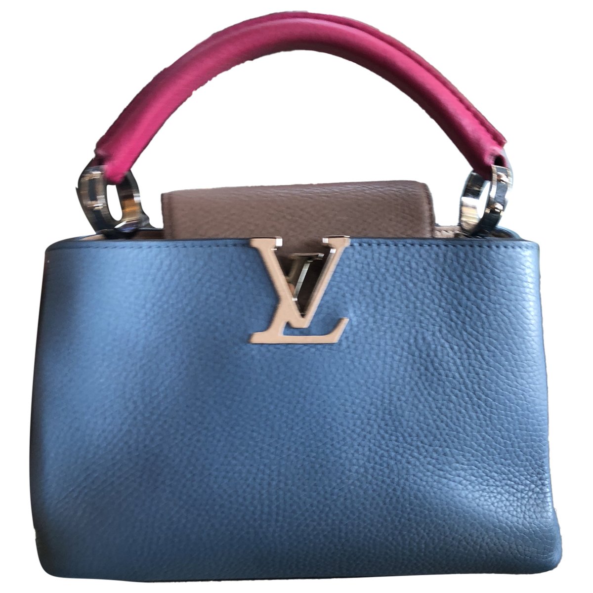 Capucines leather handbag