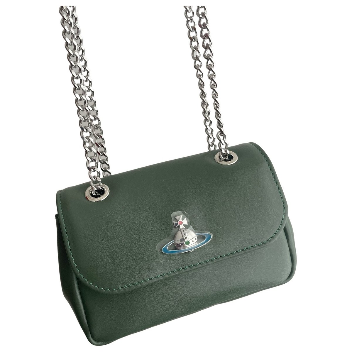 Derby leather crossbody bag