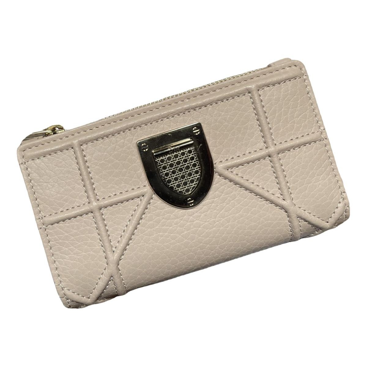 Diorama leather wallet