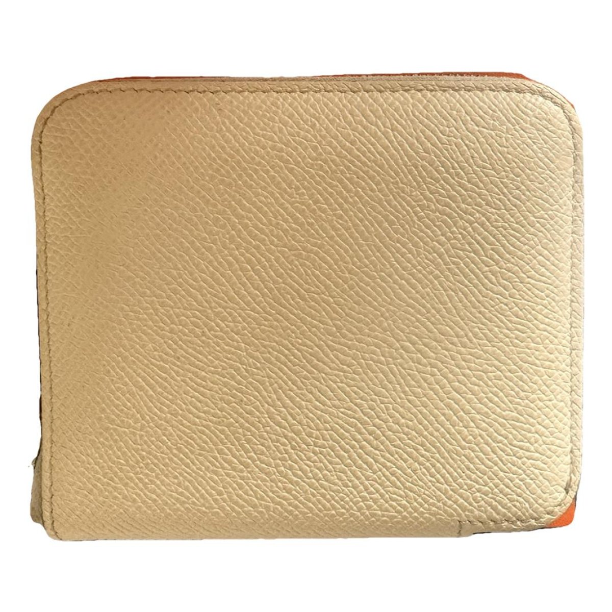 Silk'in leather wallet
