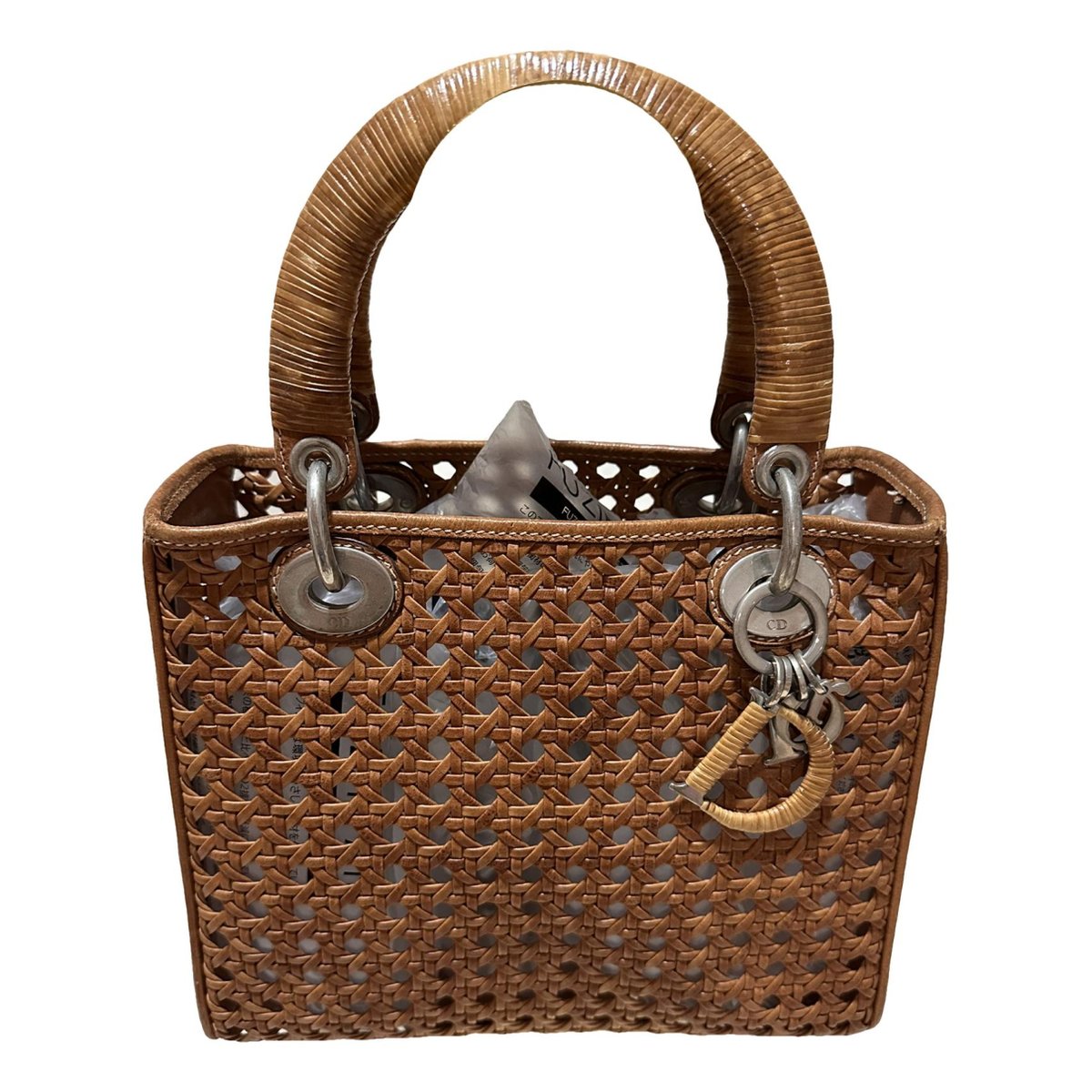 Lady Dior leather handbag