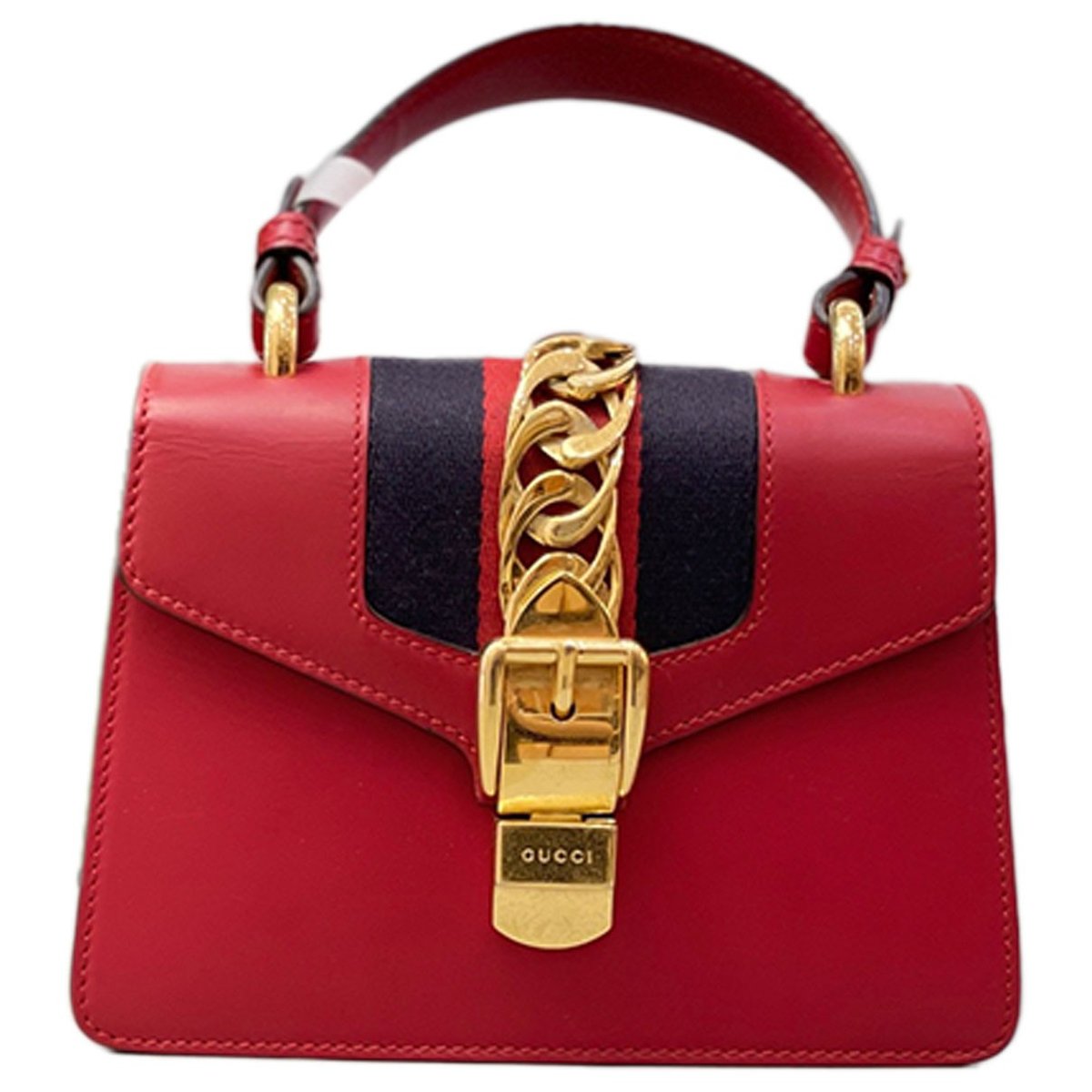 Sylvie Top Handle leather handbag