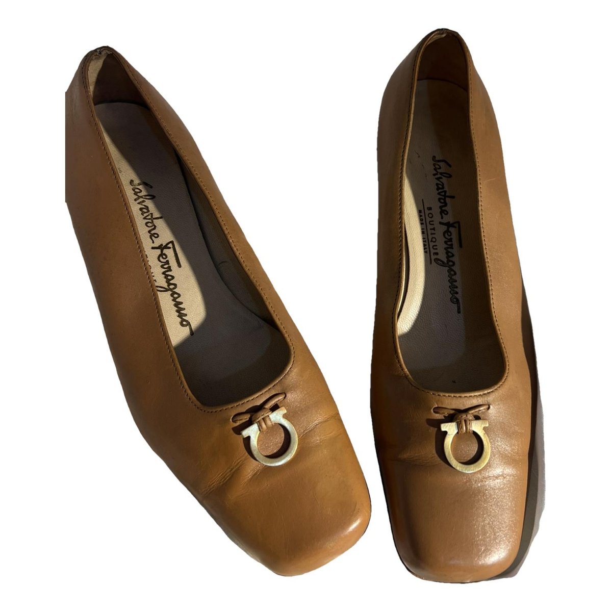 Vara leather ballet flats