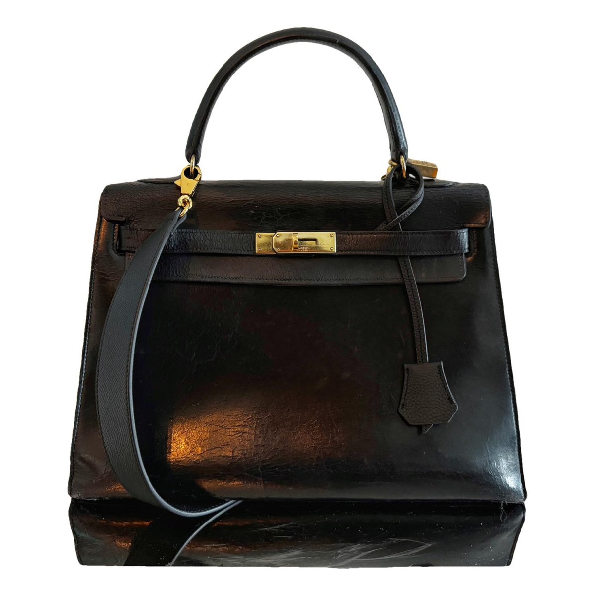 Kelly 32 leather handbag