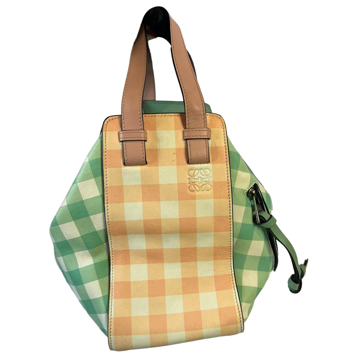Hammock leather handbag
