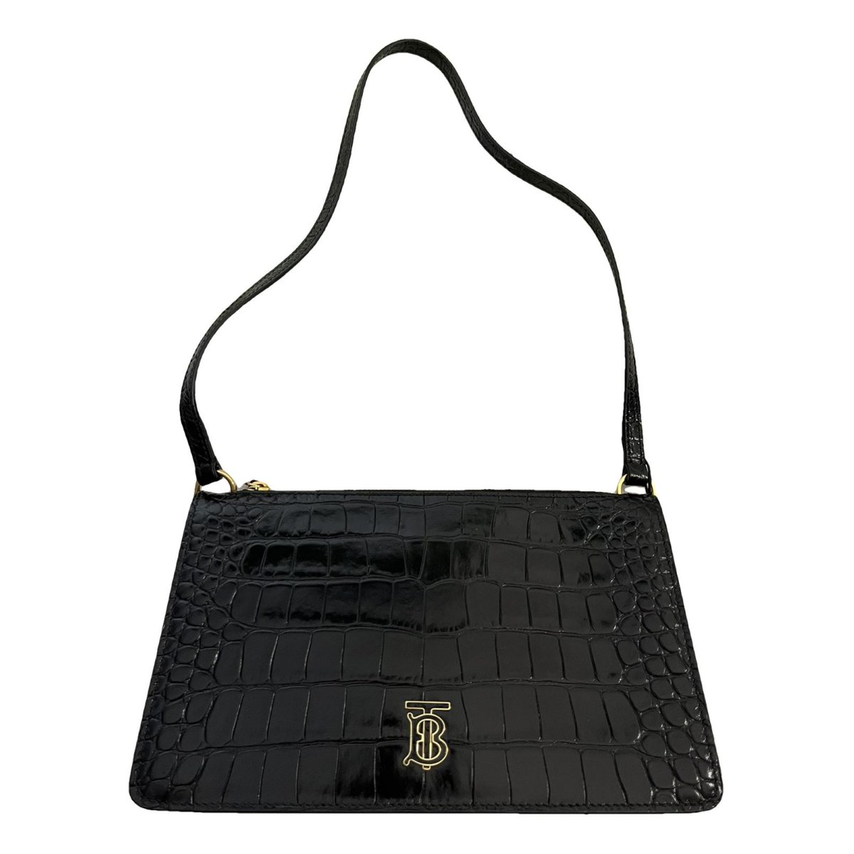 TB leather handbag