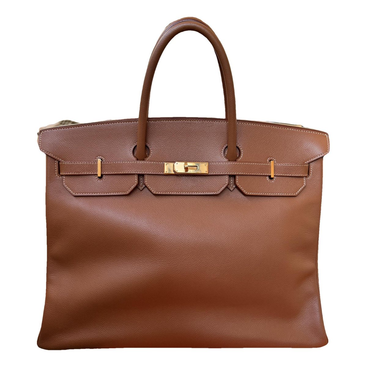 Birkin 40 leather handbag