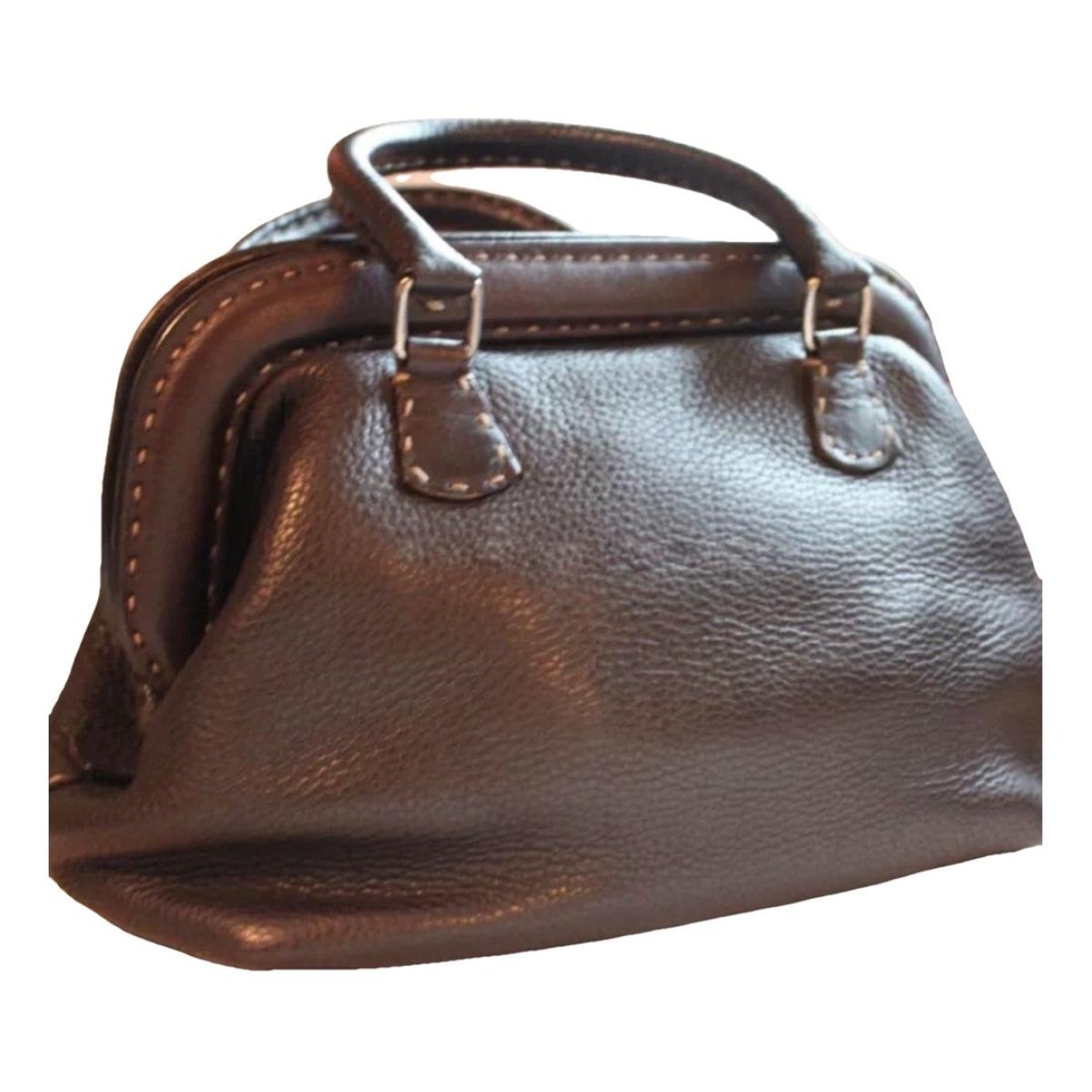 Peekaboo leather handbag