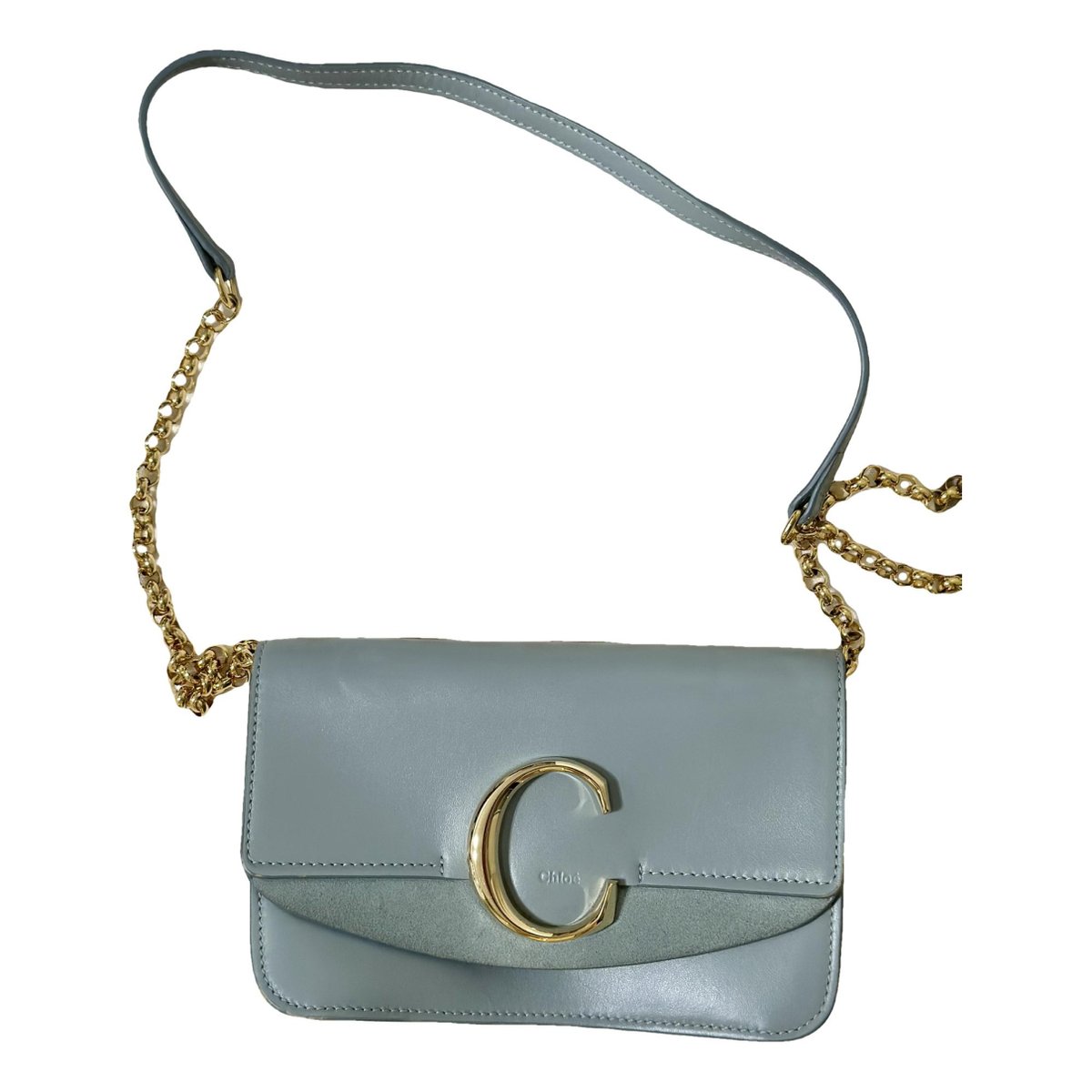C leather crossbody bag