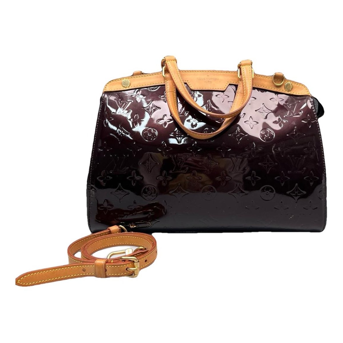 Bréa patent leather handbag