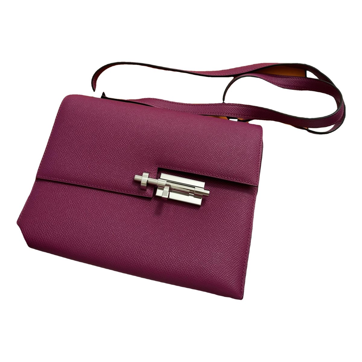 Verrou leather handbag