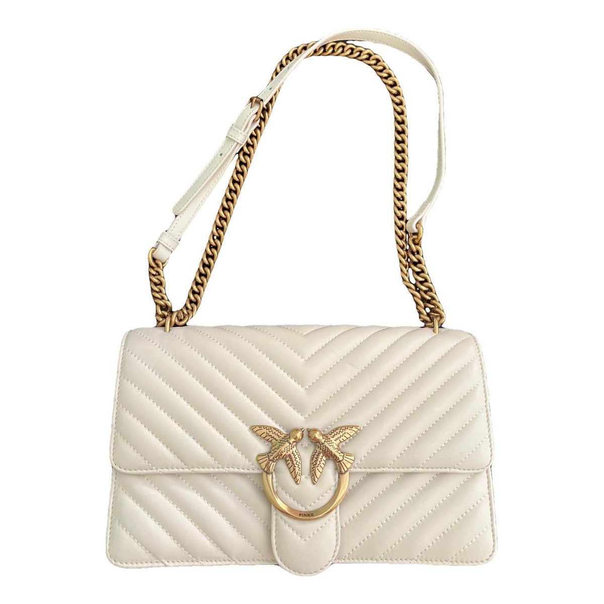 Love Bag leather clutch bag