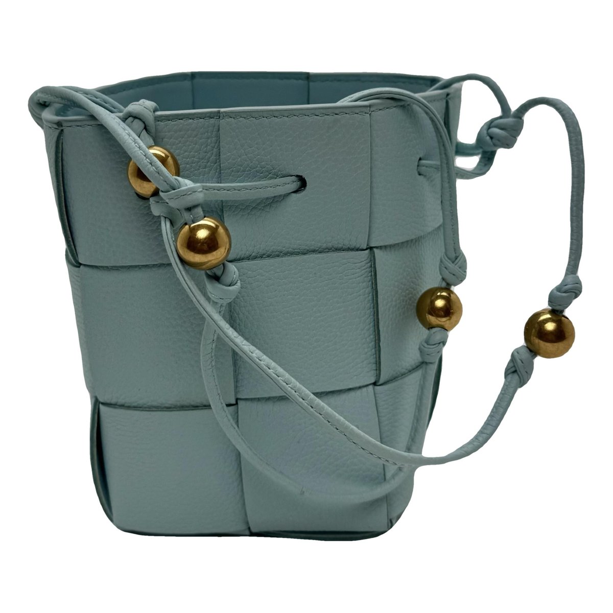 Cassette Bucket leather handbag