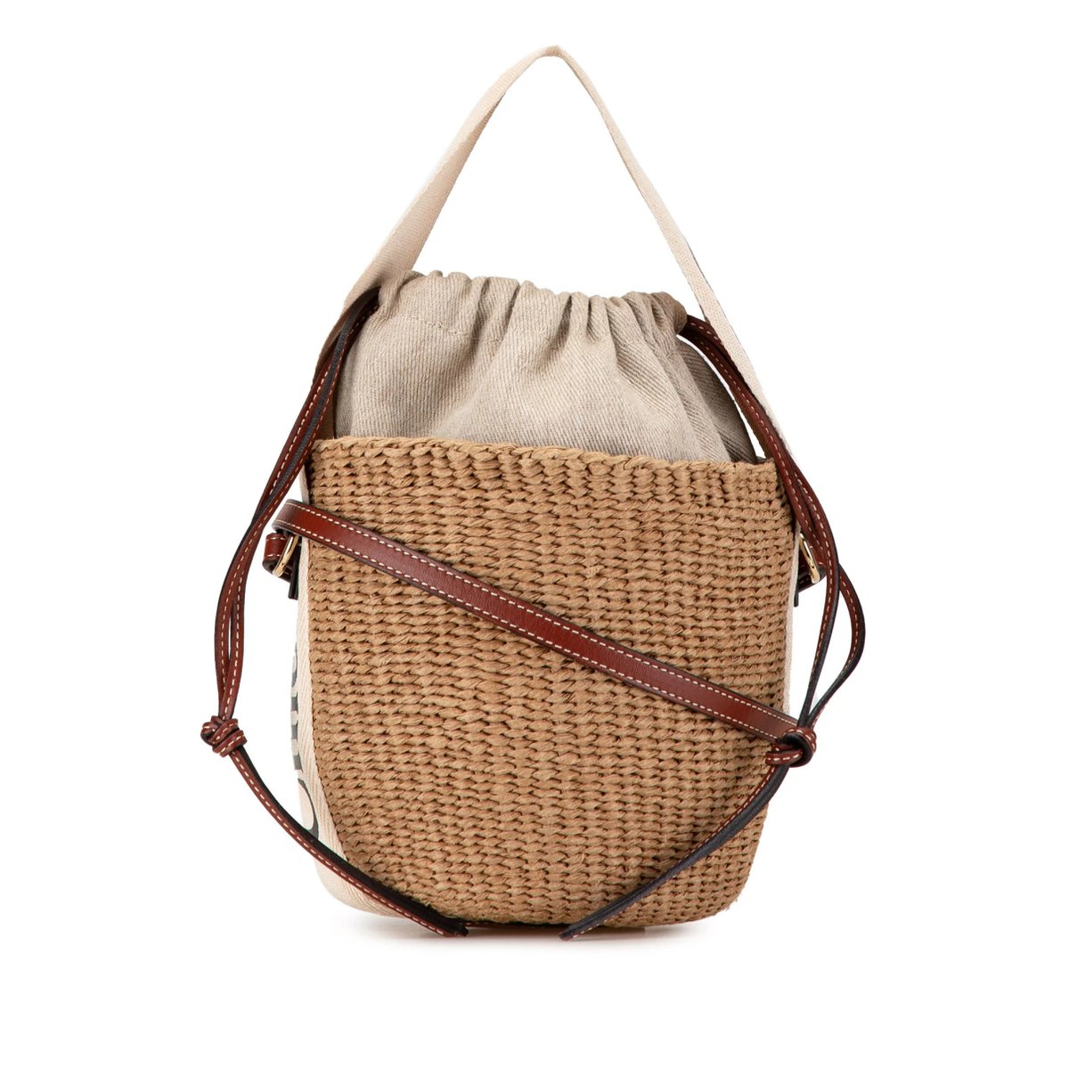 Woody Basket leather crossbody bag