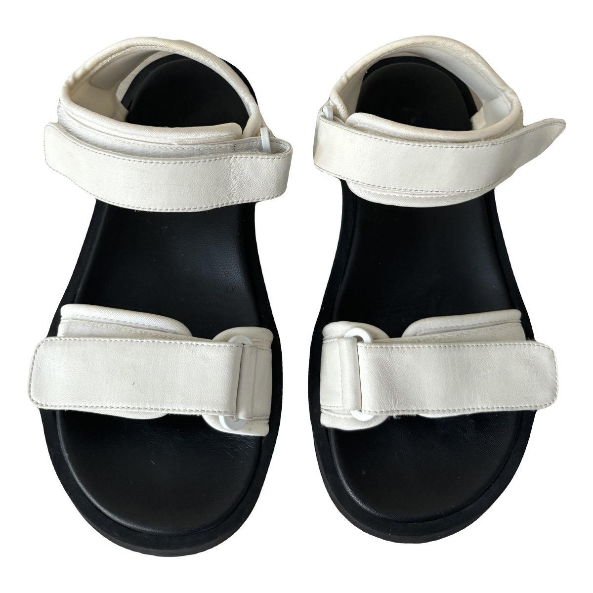 Hook And Loop leather sandal