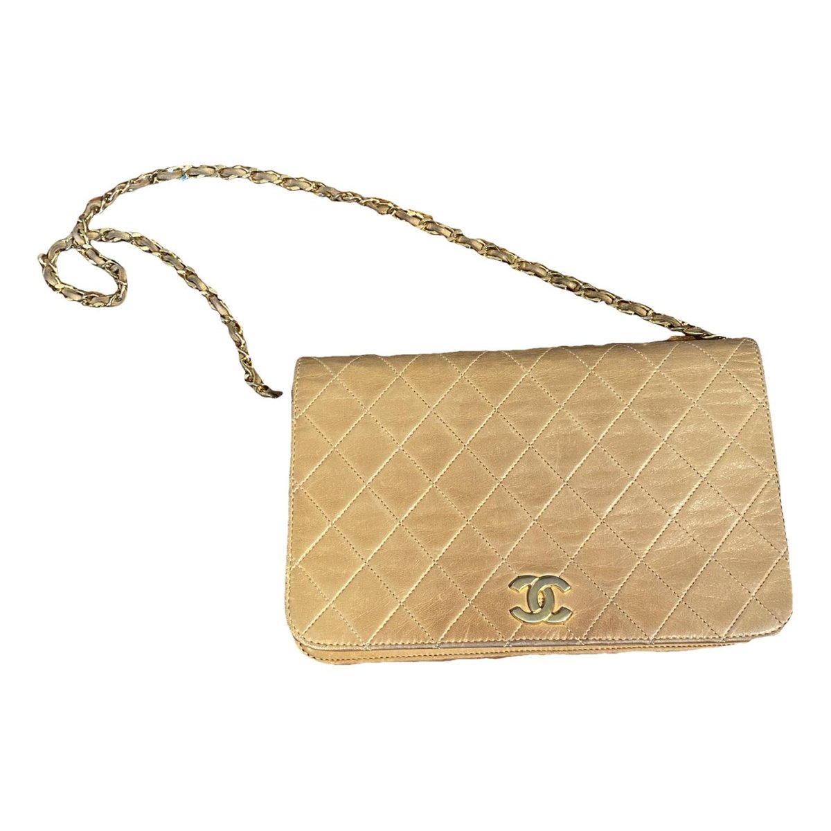 Wallet On Chain leather handbag
