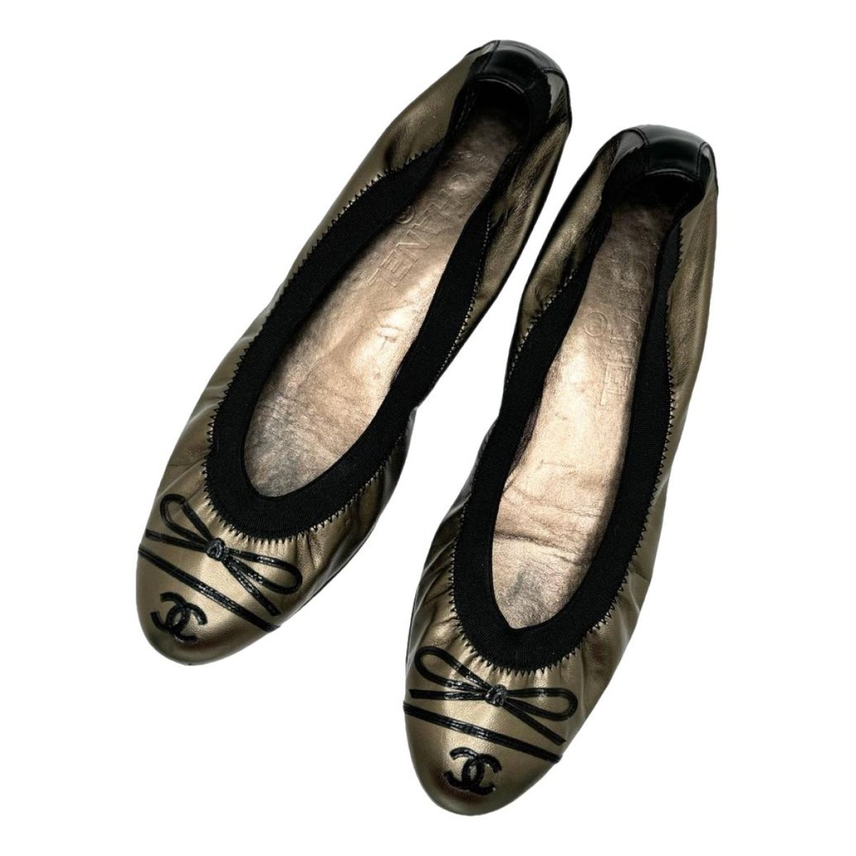 Cambon leather ballet flats