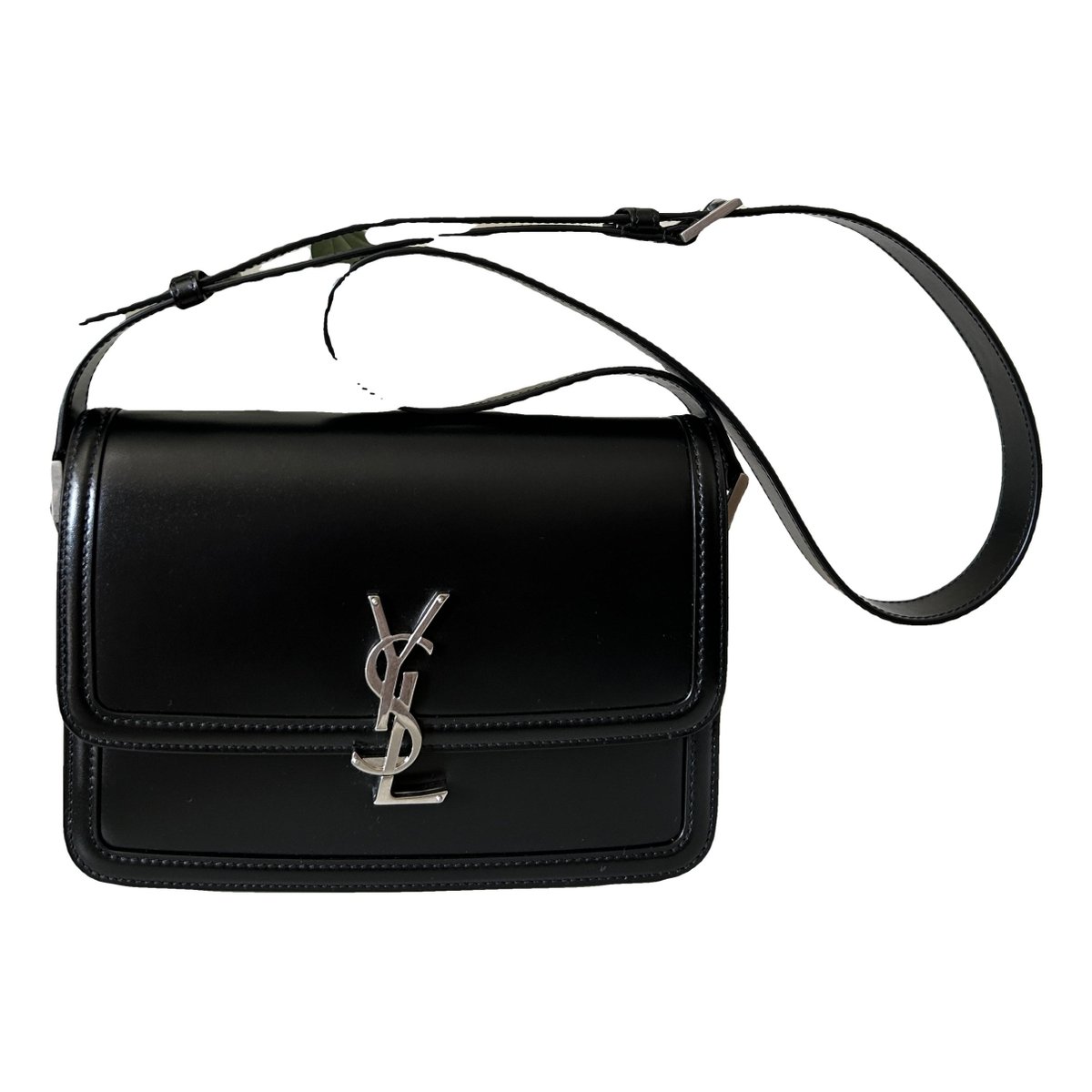 Solférino leather satchel