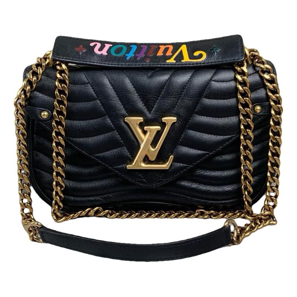 New Wave leather handbag