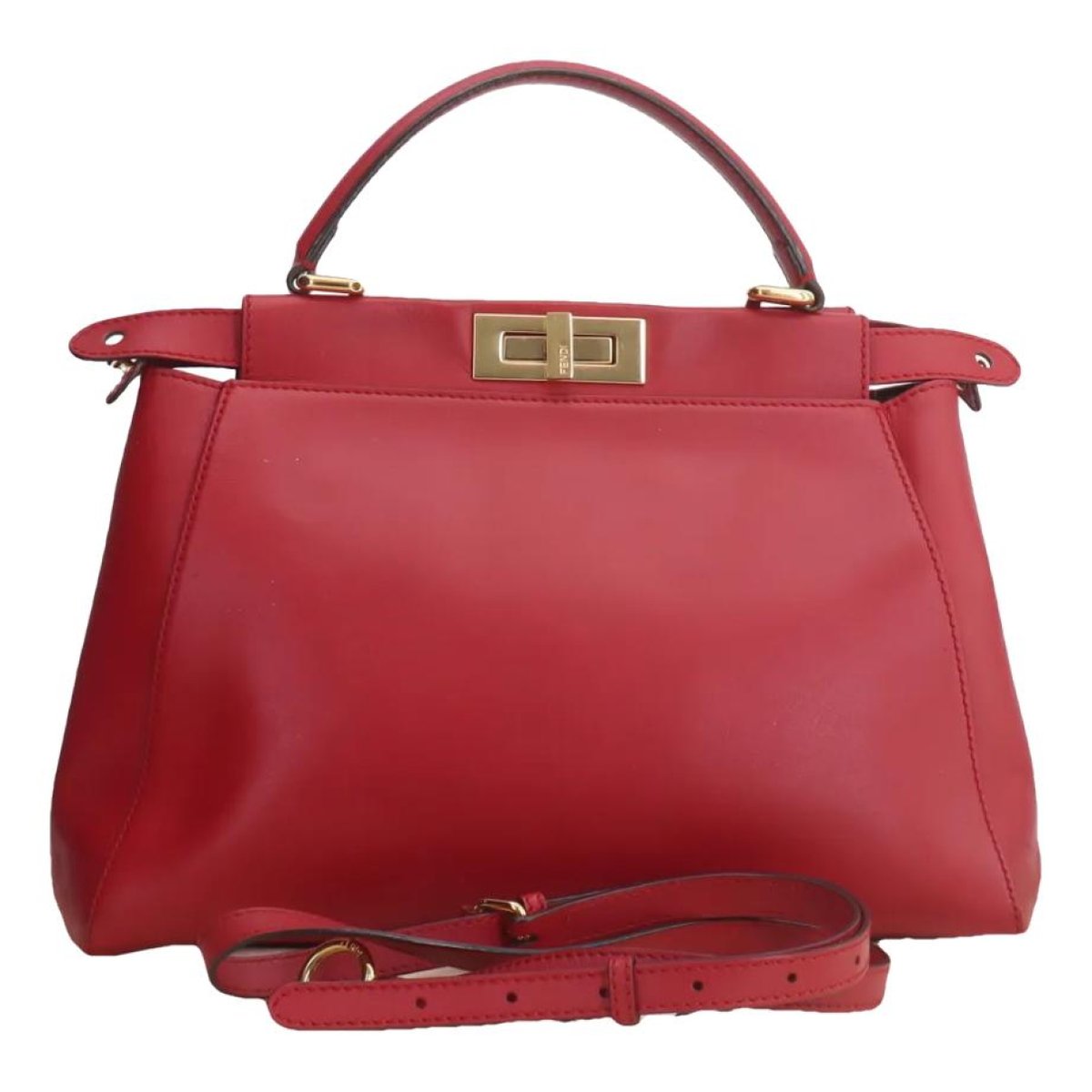 Peekaboo leather handbag