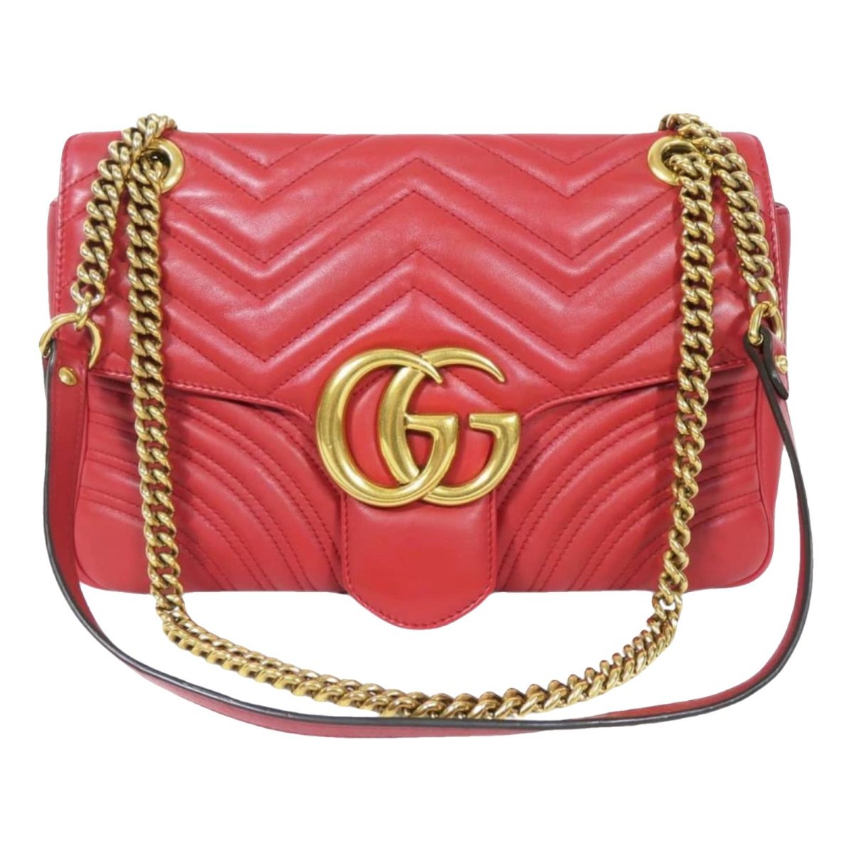 GG Marmont Flap leather crossbody bag