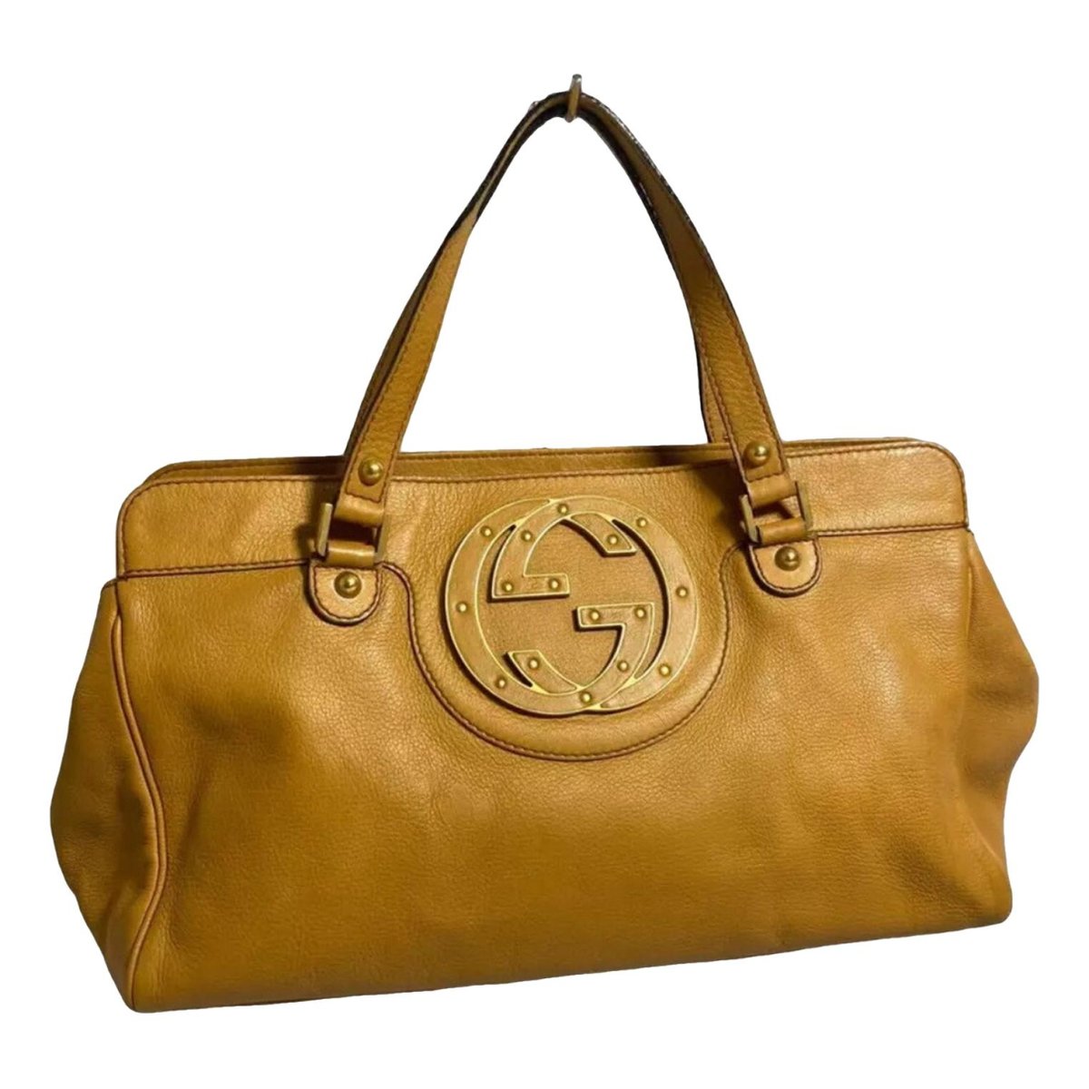 GG Running leather handbag