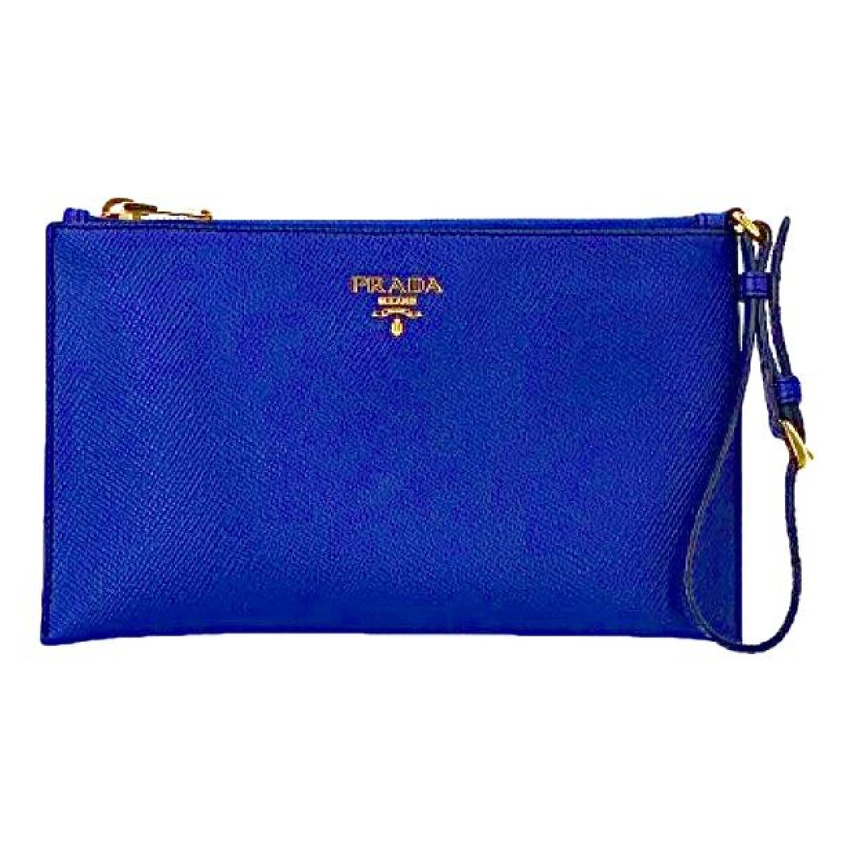Diagramme leather clutch bag