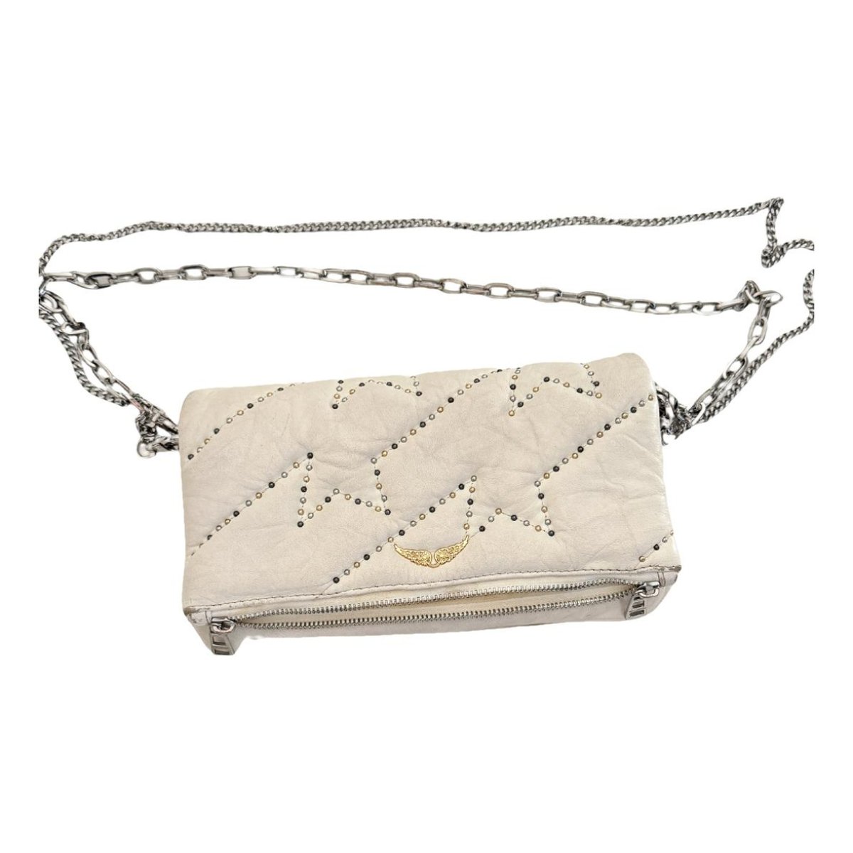 Rock leather crossbody bag