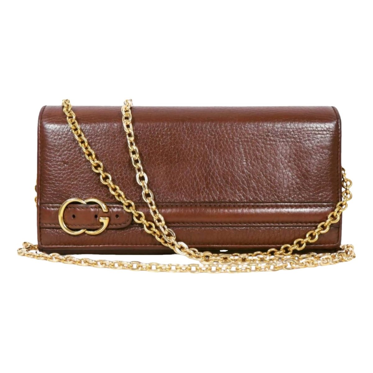 GG Marmont Chain Flap Wallet leather handbag