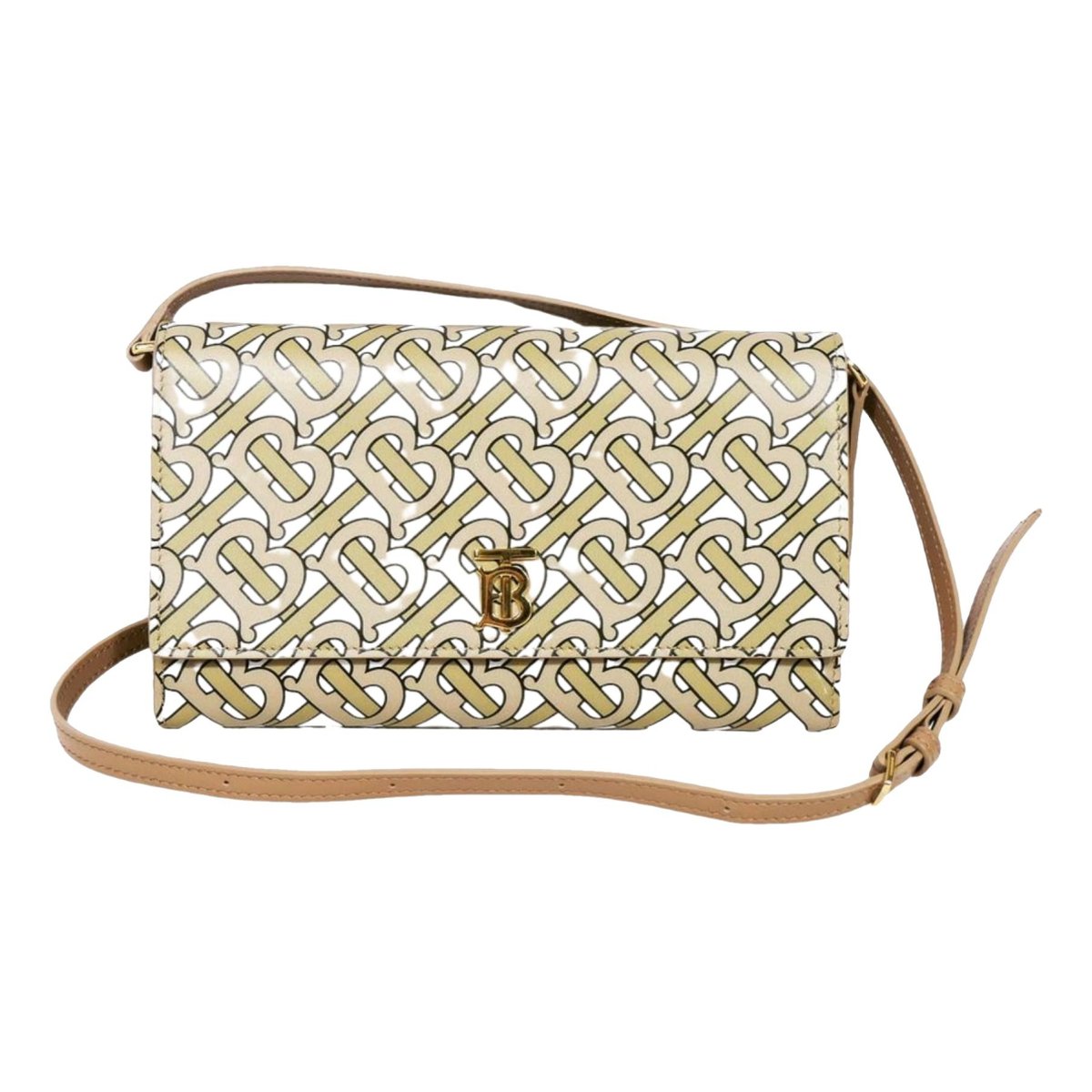 TB leather crossbody bag
