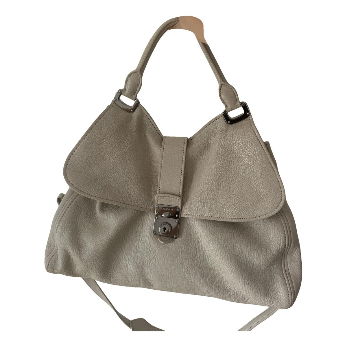 Miu Wander leather handbag