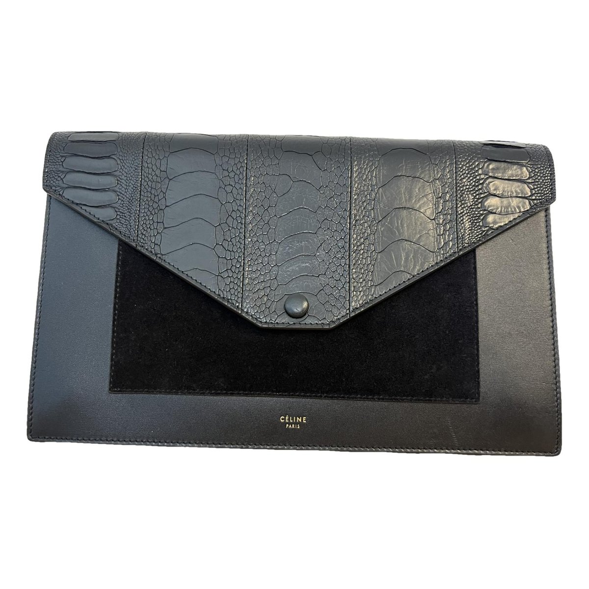 Pocket linen crossbody bag