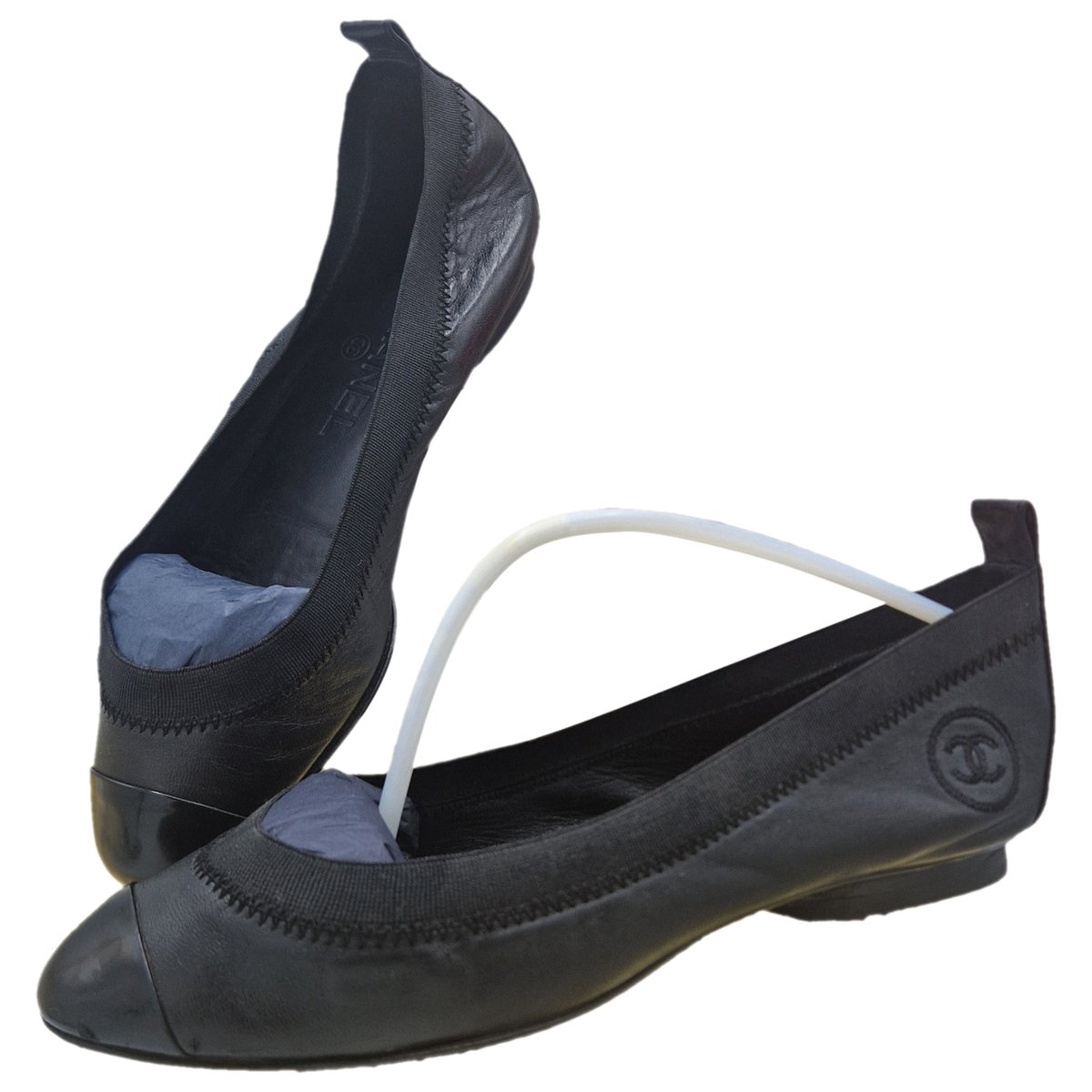 Cambon leather ballet flats