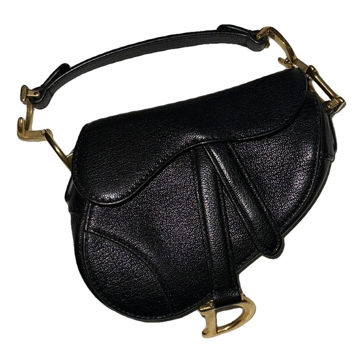 Saddle leather handbag