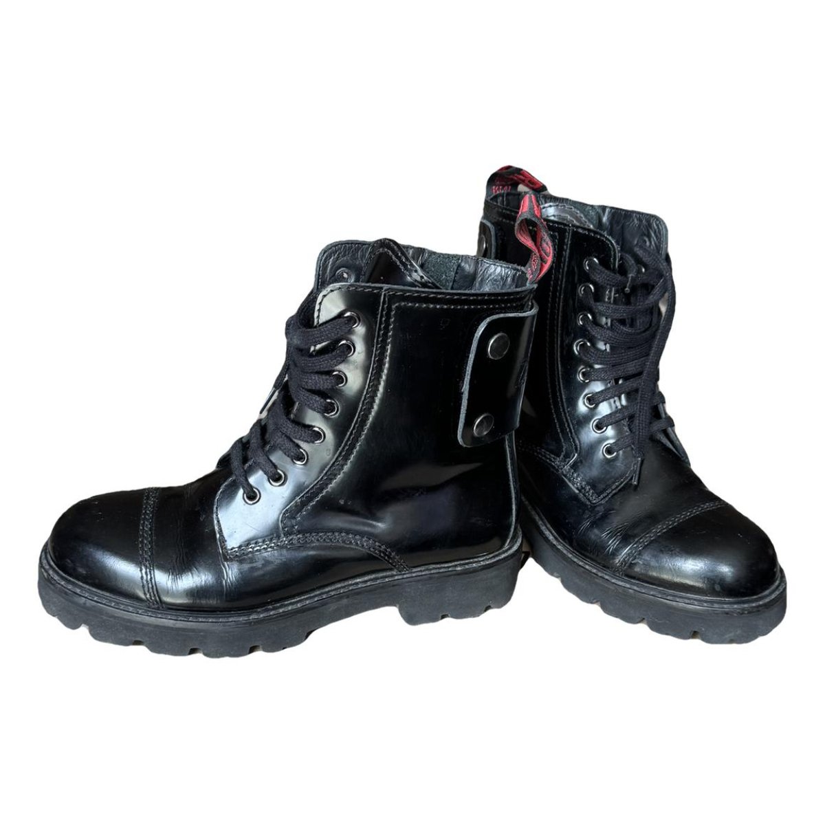 Joe leather biker boots