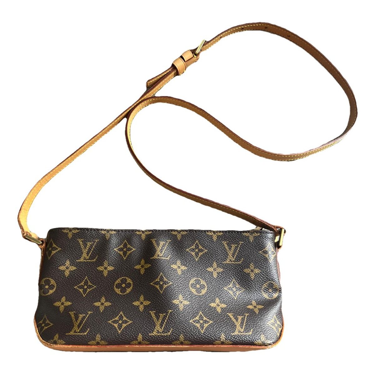 Trotteur leather handbag