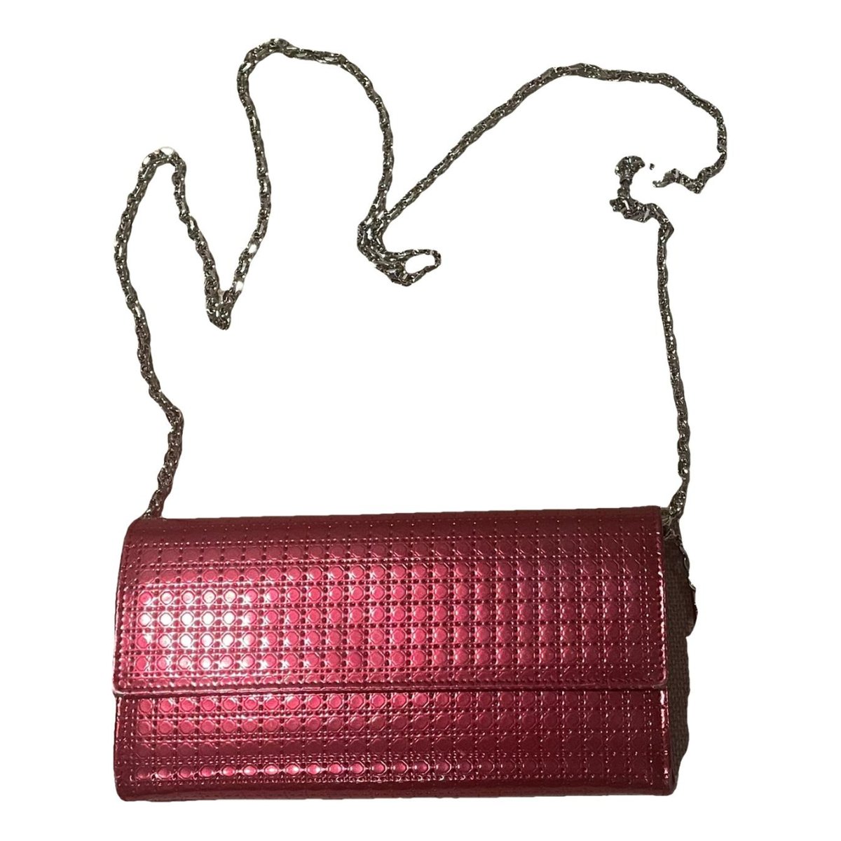 Lady Dior Wallet On Chain leather crossbody bag