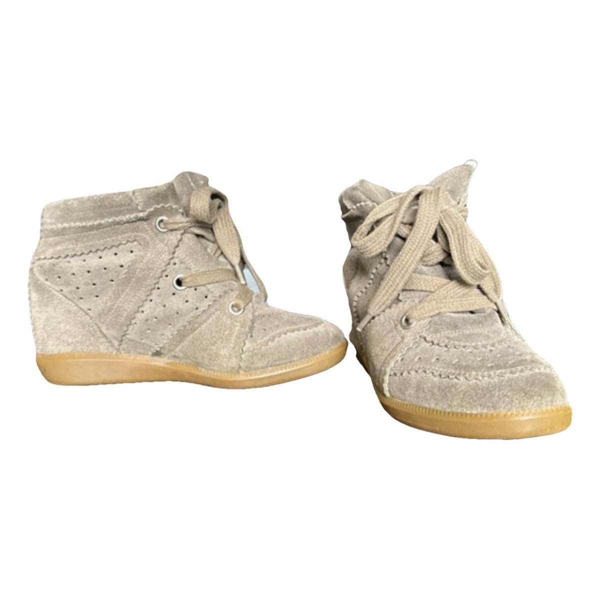 Bobby pony-style calfskin trainers