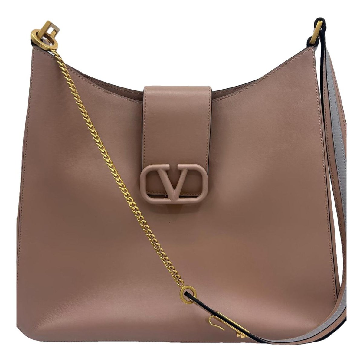 Stud Sign Hobo leather tote