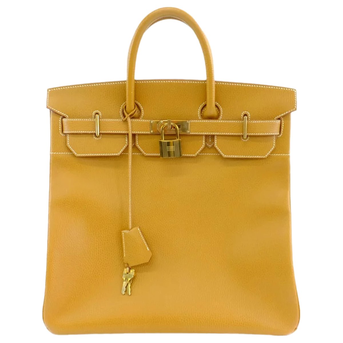 Haut à Courroies leather handbag