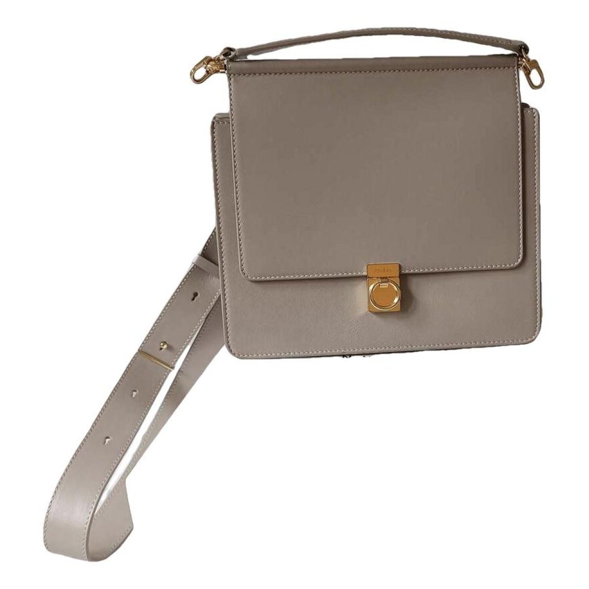 Numéro Sept leather crossbody bag