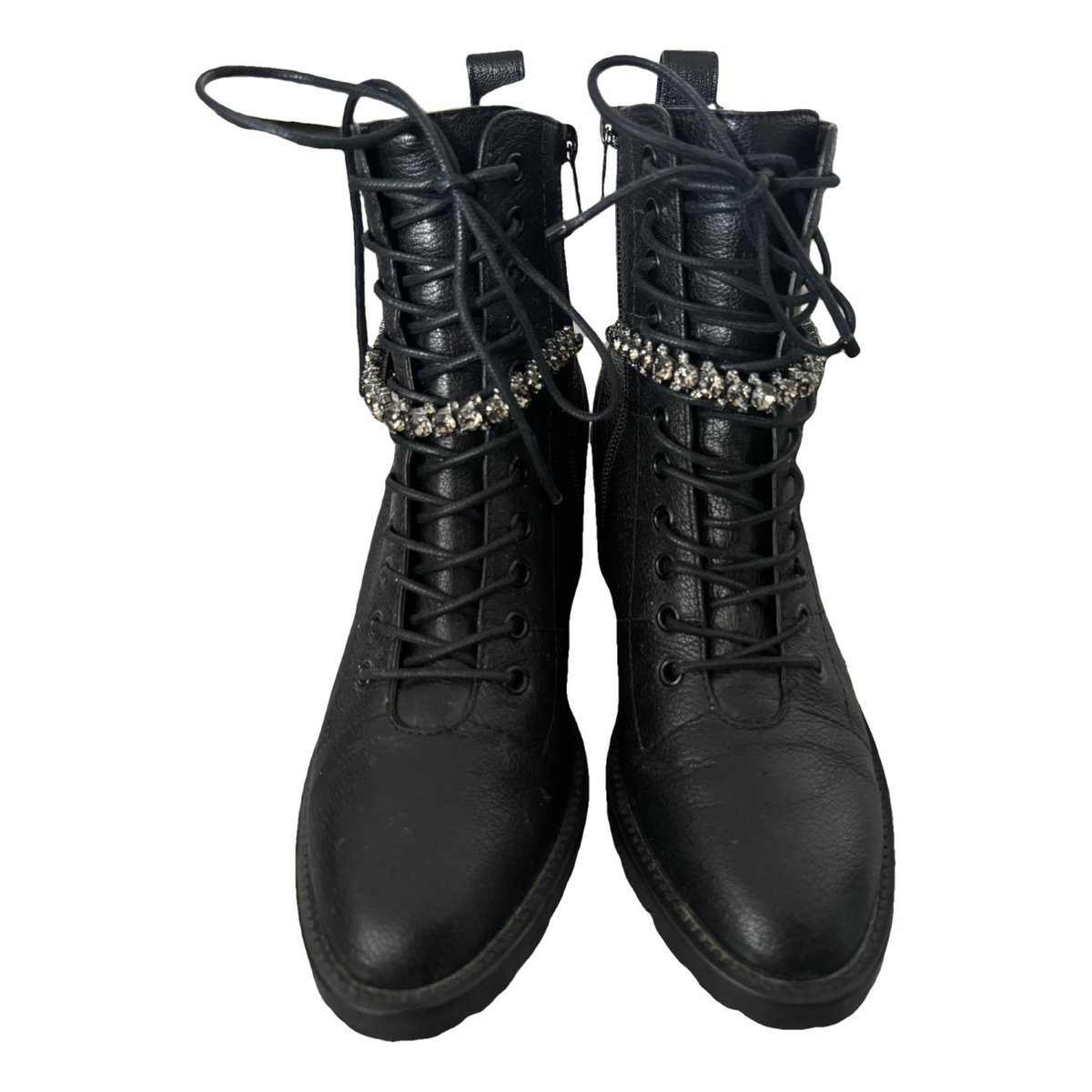 Cruz leather lace up boots