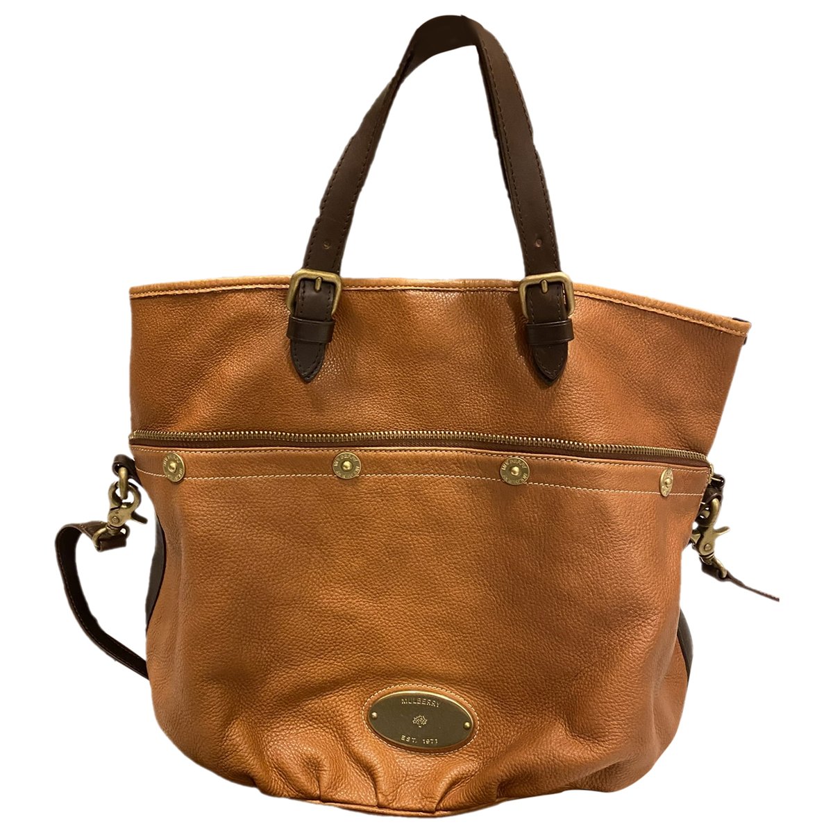 Mitzy leather tote