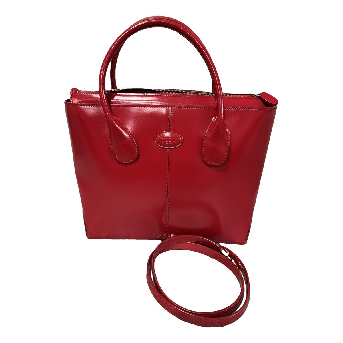 D Bag patent leather handbag