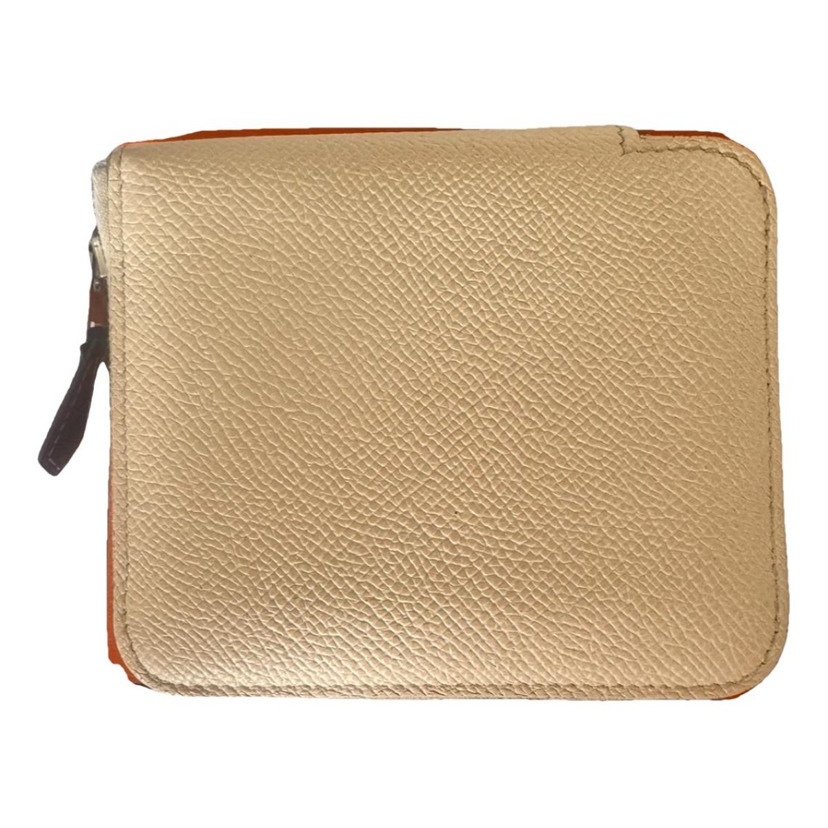 Silk'in leather purse