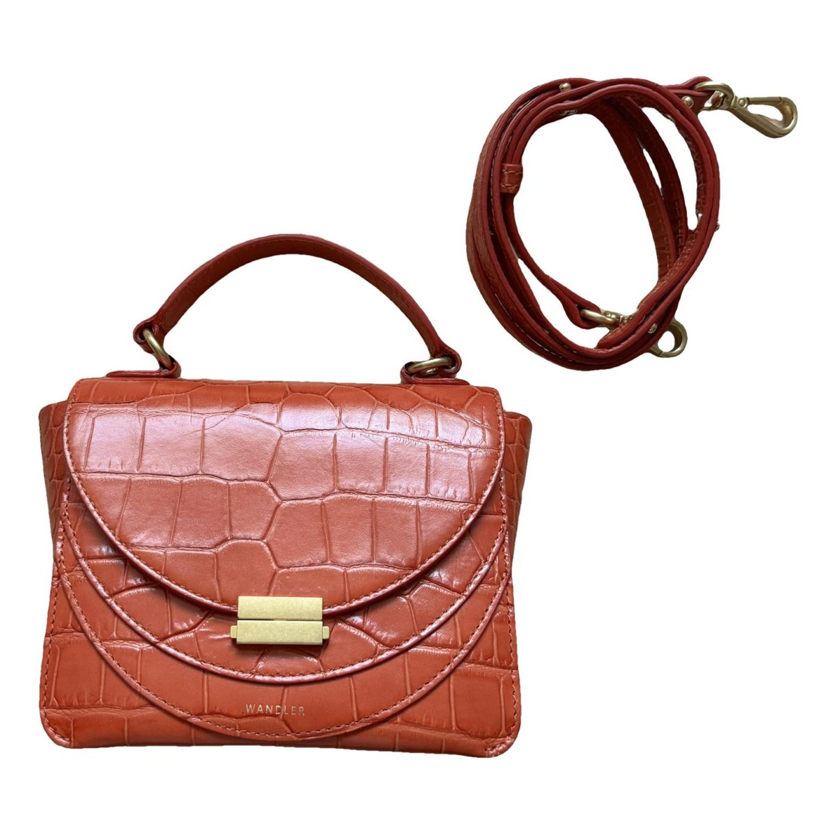 Luna leather handbag
