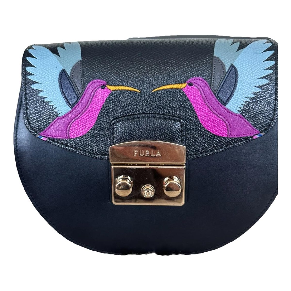 Metropolis leather crossbody bag