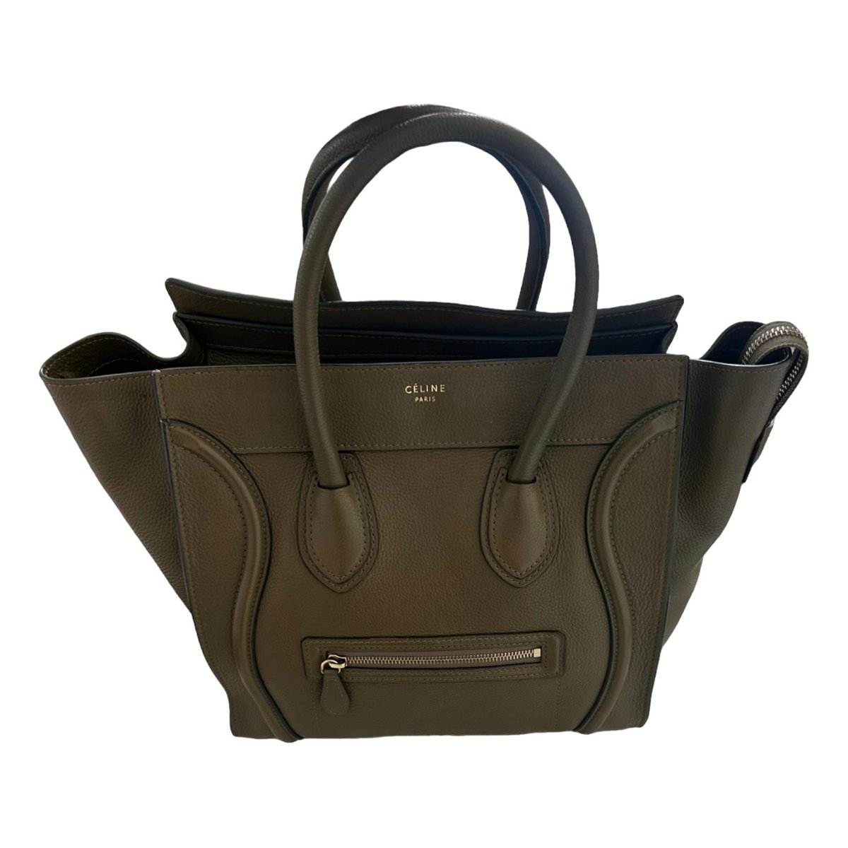 Luggage leather handbag